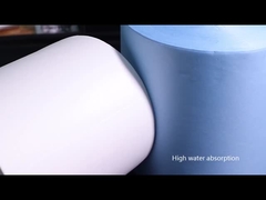 500 عدد دستمال مرطوب خشک ویسکوز صنعتی 25x37 سانتی متر دستمال مرطوب جاذب روغن پلی سلولزی رول کاغذ