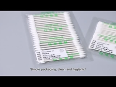 سواب اتاق تمیز دو نوک تیز غنچه های نخی بلند